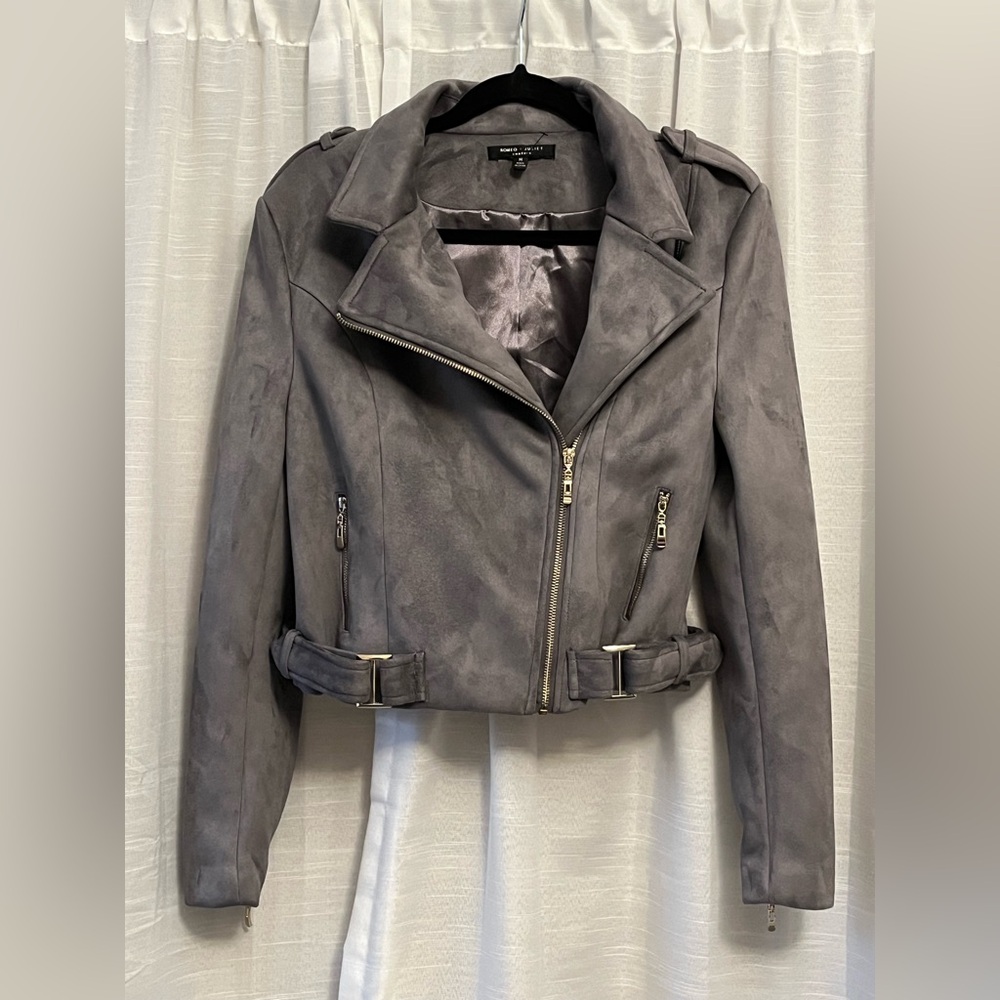 Romeo & Juliet Stylish Gray Women's Jacket NWOT